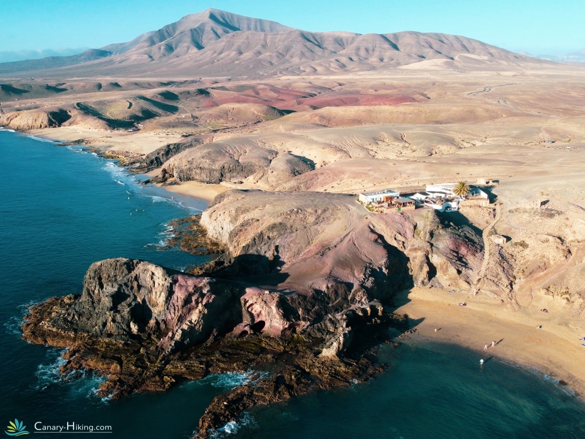 Rotsen in Lanzarote