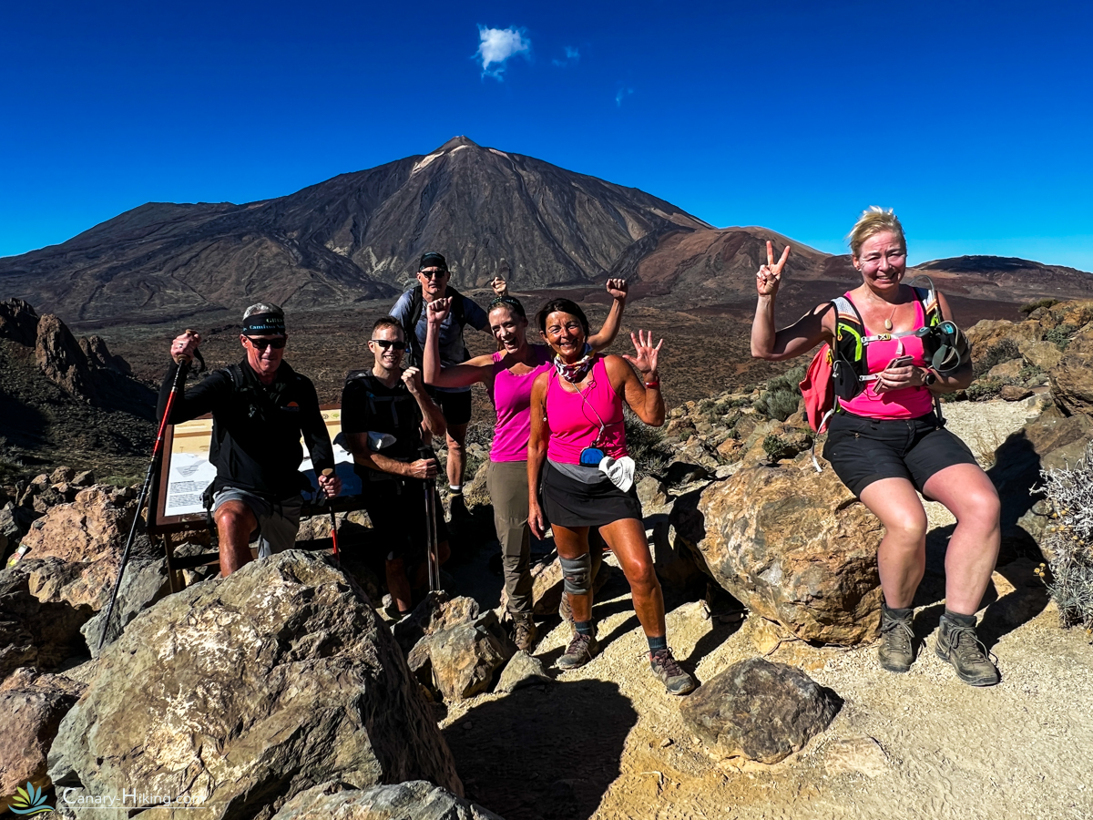 Met de groeprsreis GR131 bij El Teide